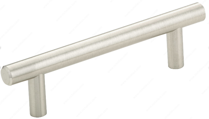 Richelieu Hardware 20596195 - Contemporary Steel Pull Brushed Nickel